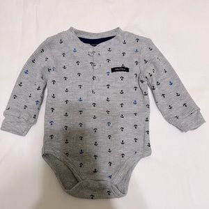 Anchor Long Sleeve Onesie